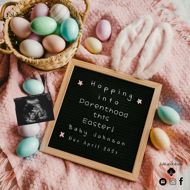 Meddelande om gravid i Påsk (Skapare uppladdad)