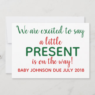 Meddelande om Gravid under jul