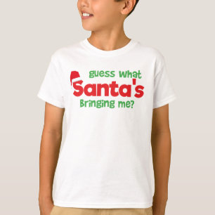 Meddelande om gravid under jul  storebror/syrran t shirt