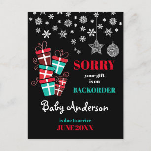 Meddelande om gravid vykort