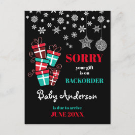 Meddelande om gravid vykort