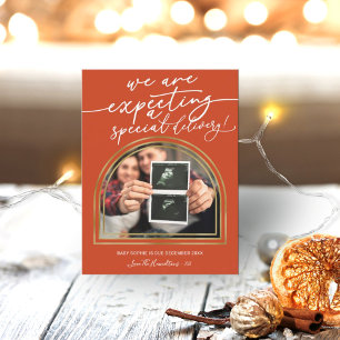 Meddelande om Graviden för modern Arch-julafton