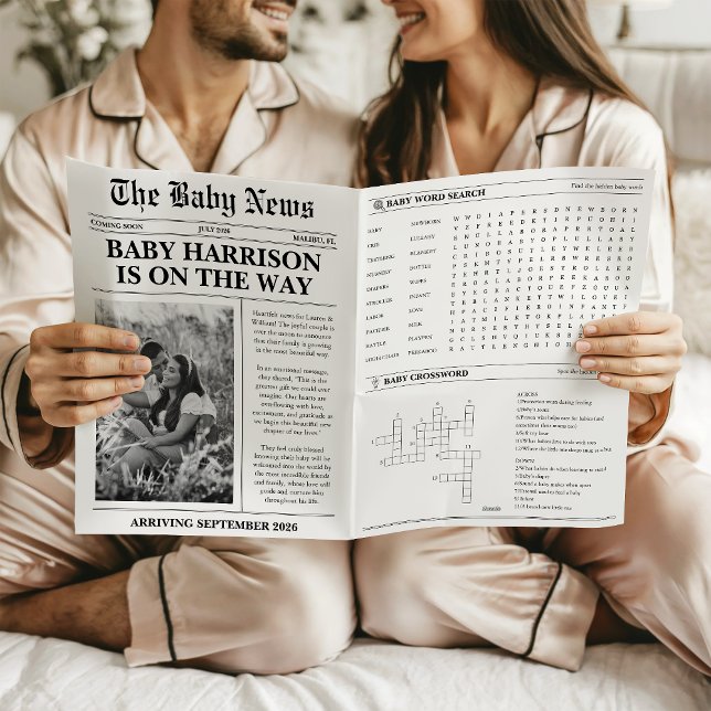 Meddelande om Graviden för nyhetsbladet Baby Revea (Skapare uppladdad)