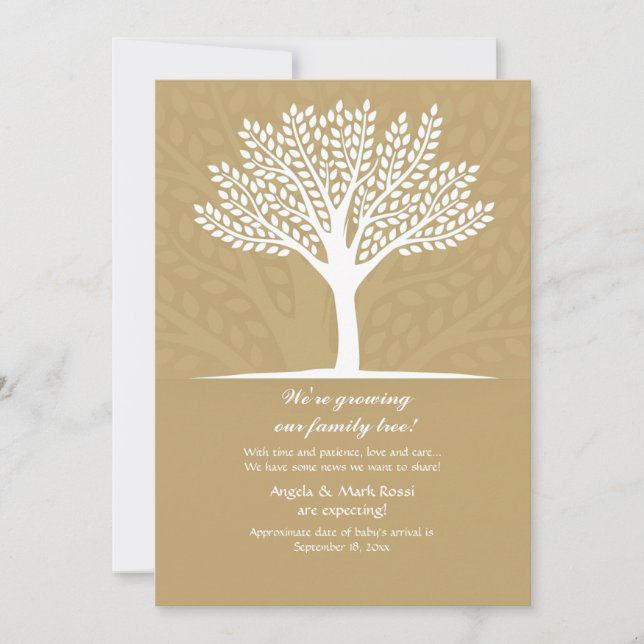 Meddelande om Graviden i Träd (Framsida)