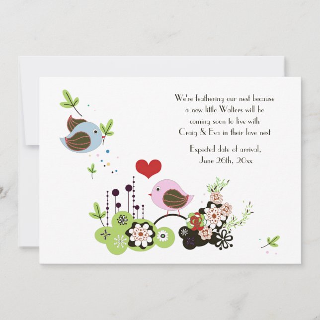 Meddelande om Graviden kärlek Nest (Framsida)