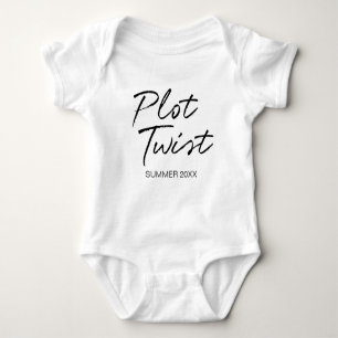 Meddelande om Graviden Plot Twist baby T Shirt