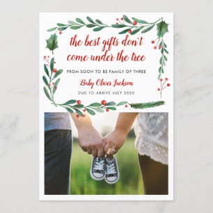 Meddelande om gravidens Helgdag   Modern Photo Inbjudningar