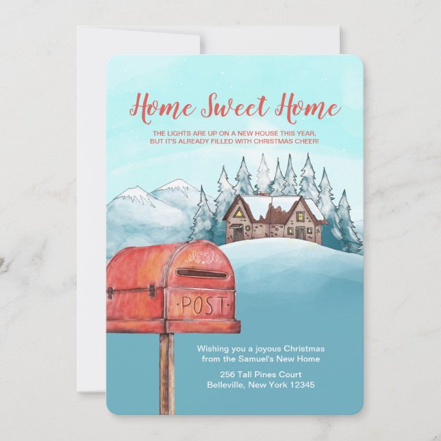 Meddelande om hemsökt Flytta Inbjudningar (Framsida)