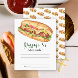 Meddelande om hett Hund BBQ-tidskapsel