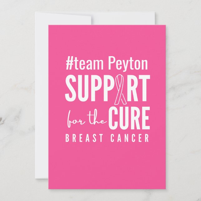 Meddelande om inbjudan till bröstcancer med eget n (Framsida)