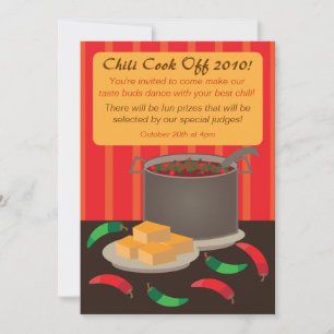 Meddelande om inbjudan till Chili Cook