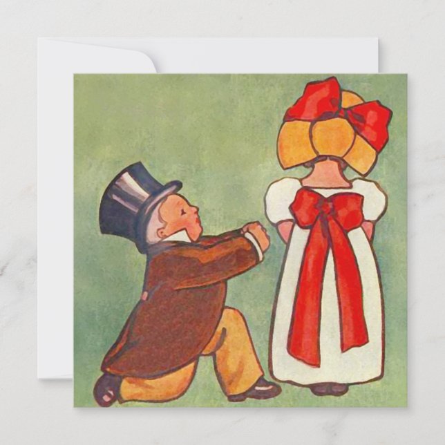 Meddelande om inbjudan till Förlovningsfesten Vint (Framsida)