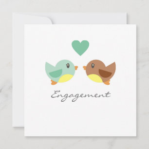 Meddelande om inbjudan till Love birds Förlovning