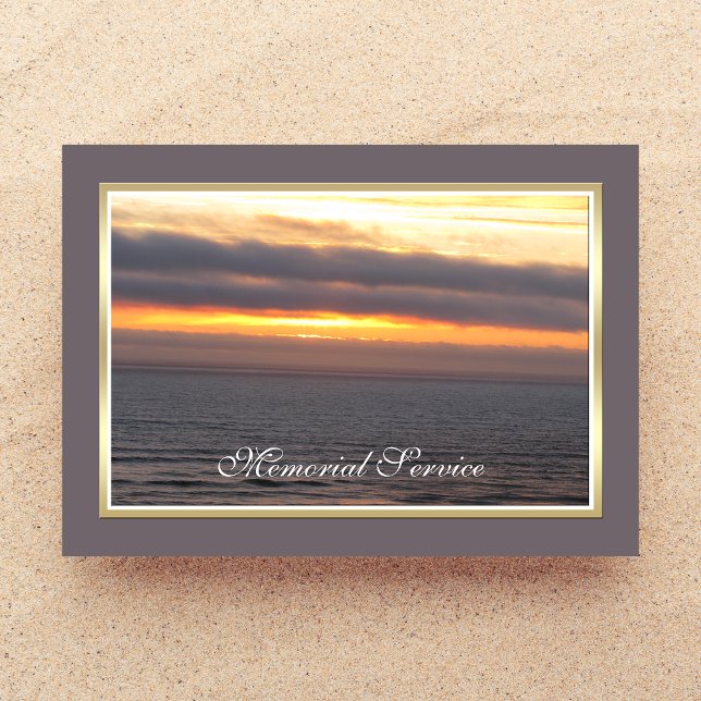 Meddelande om inbjudan till Memorial-tjänst (Skapare uppladdad)