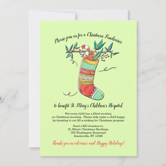 Meddelande om julklapp inbjudningar (Framsida)