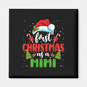 Meddelande om jultomten som första jul som en Mimi Magnet