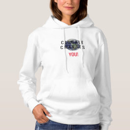 Meddelande om klimatförändring Vithodie T Shirt