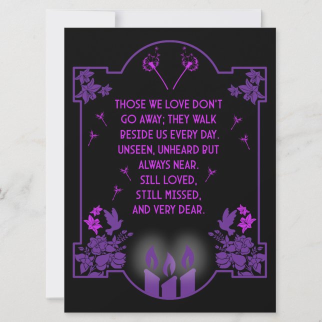 Meddelande om kondoleansstöd (Framsida)