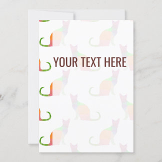 Meddelande om lågpolskt färgat katt Mönster