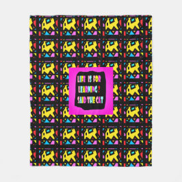 MEDDELANDE OM LIVSLÄRANDE AV YOGA-TYP FLEECEFILT