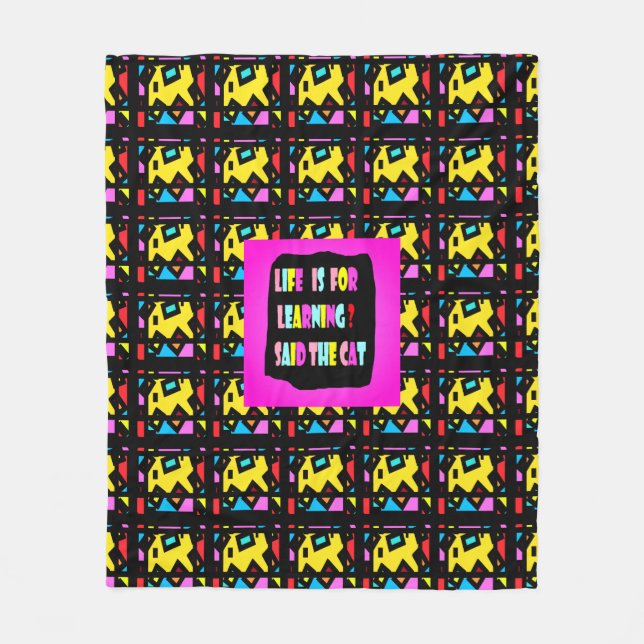 MEDDELANDE OM LIVSLÄRANDE AV YOGA-TYP FLEECEFILT (Framsidan)