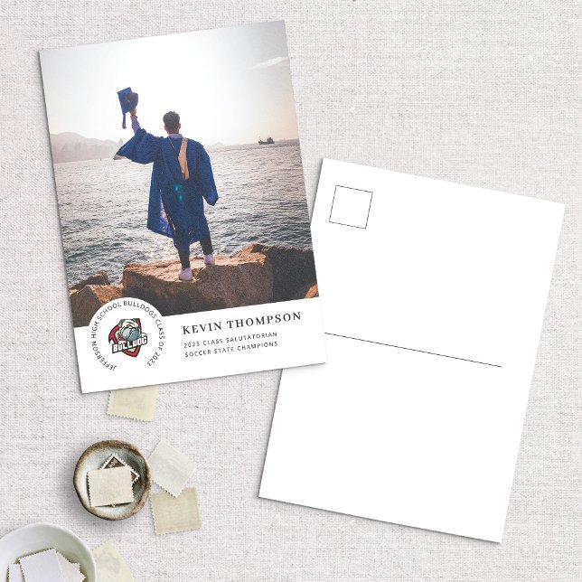 Meddelande om Logotyp och foto Studenten Vykort (Skapare uppladdad)