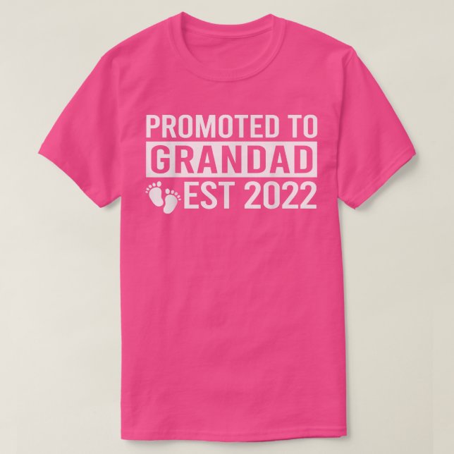 Meddelande om manar-farfar-Gravid befordrad till N T Shirt (Design framsida)