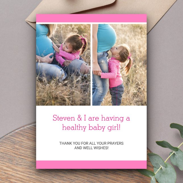 Meddelande om Modern Chic Photo Collage Gravid (Skapare uppladdad)