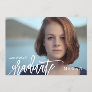 Meddelande om modern penseltyp Studenten Inbjudningar