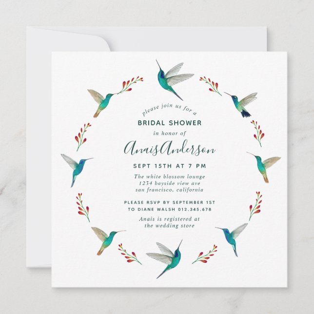 Meddelande om Möhippa av Hummingbird (Framsida)