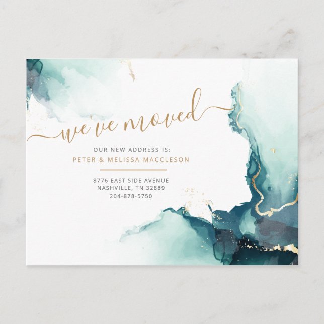 Meddelande om Ny adress Vi har flyttat för vattenf (Framsida)