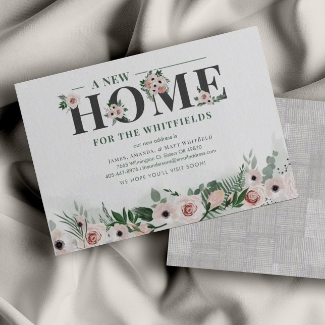 Meddelande om ny Flytta för Blommigt i Adress (Skapare uppladdad)