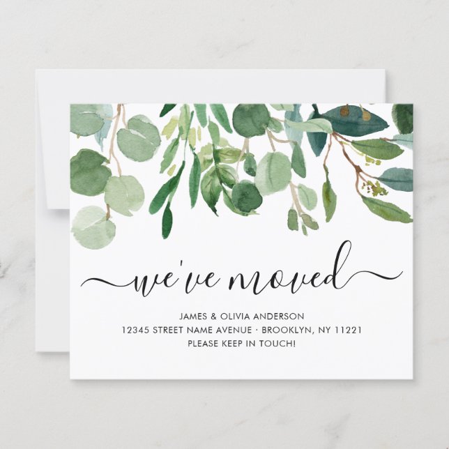 Meddelande om ny Flytta i bostaden i Botaniskt Vi  (Framsida)