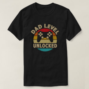 Meddelande om olåst Gravid på Pappa-nivå T Shirt