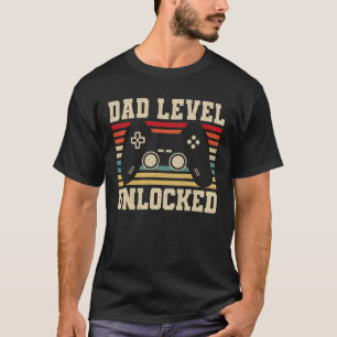 Meddelande om olåst Gravid på Pappa-nivå T Shirt