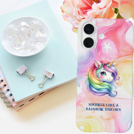 Meddelande om Personligen Girls Cute Rainbow Unico