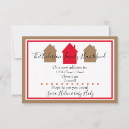 Meddelande om platta kort - vi har Flyttat