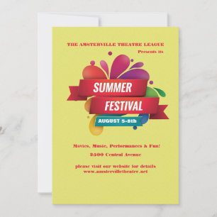 Meddelande om sommarfestival