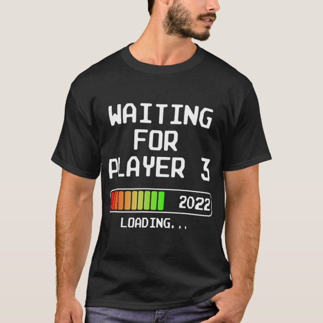 Meddelande om spelarens Gravid 2022 - förväntat Pa T Shirt (Framsida)
