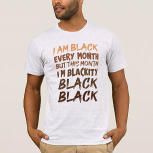 Meddelande om svarta historiemånaden Jämlikhet Rät T Shirt