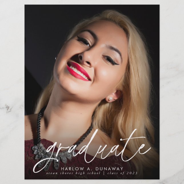 Meddelande om Trendig av budgetskript för fotot St Reklamblad (Framsidan)