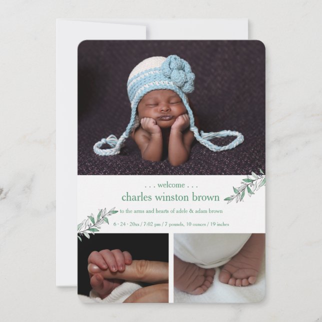 Meddelande om välkomstfoto (Framsida)