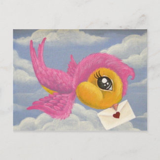 Meddelande om vykort för Kärlek