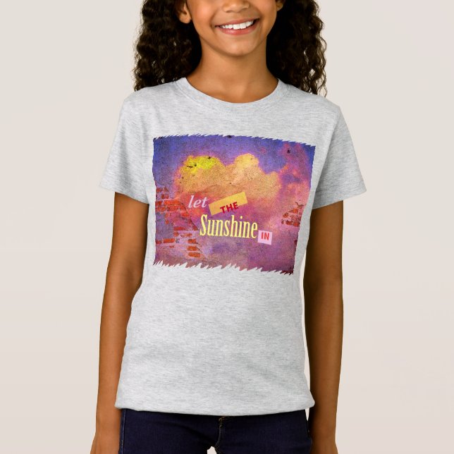 Meddelande på en mur t shirt (Framsida)