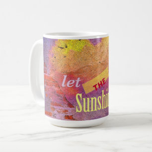 Meddelande på en vägg kaffemugg