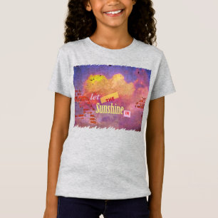 Meddelande på en vägg t shirt