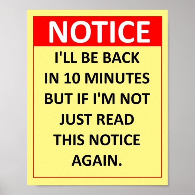 Meddelande Poster (Framsidan)