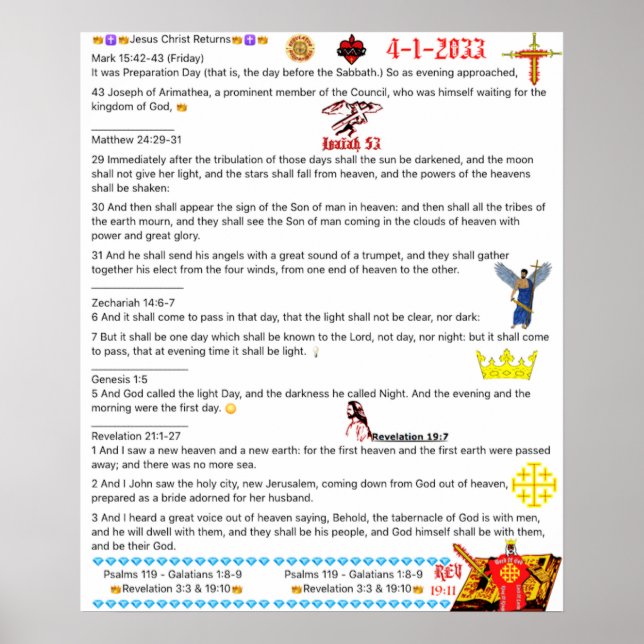 Meddelande till kyrkan poster (Framsidan)