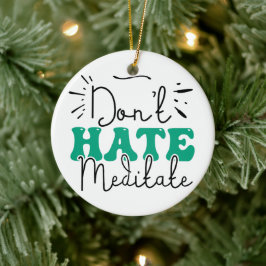 Meddelandedesign som inte Hate Julgransprydnad Keramik