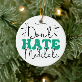 Meddelandedesign som inte Hate Julgransprydnad Keramik